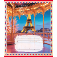 Зошит учнівський "Листівка" 024-560268L-4 в лінію, 24 аркуші 