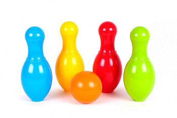 Ігровий набір для гри в боулінг 4708TXK, 4 кеглі і 1 м'яч