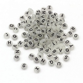 Декоративні намистинки для творчості Літери Dom Busin УТ100024898 в упаковці 170 шт