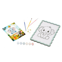 Дитячий набір для розпису по дереву "Слоник" Puz-22949 формат А4