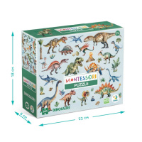 Дитячий пазл Монтессорі "Динозаври" 200631, 200 елементів