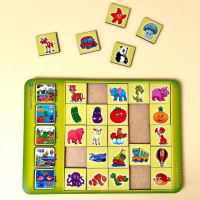 Дерев'яний сортер "Асоціації-картинки" PSD057