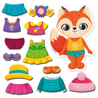 Магнітна гра Одягалка "Лисичка" Vladi Toys VT3204-33 Укр