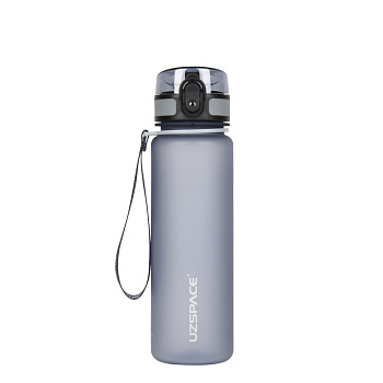 Пляшка для води UZSPACE 3026(Grey) 500 мл, сіра