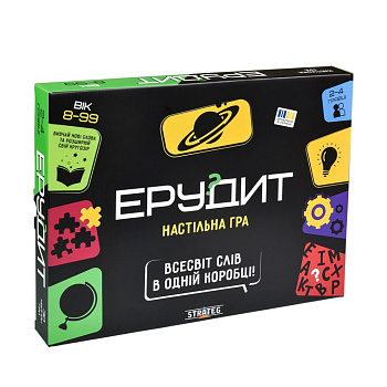 Настільна гра “Ерудит” 30451 ігрове поле, набір фішок-літер