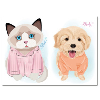 Дитяча книжка з наліпками студія краси "Dogs and cats" РМ-76-03