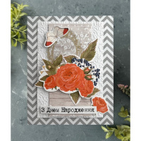 Набір для створення вітальних листівок "Трояндові мрії" FDGCK-042, 6 шт