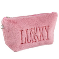 Дитяча косметичка T21390 плюшева з логотипом