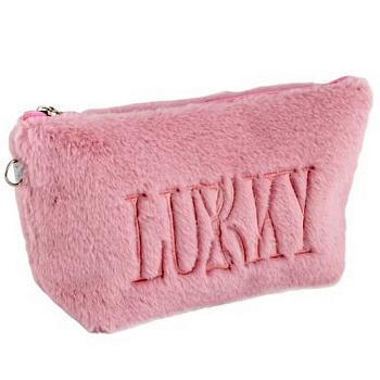 Дитяча косметичка T21390 плюшева з логотипом