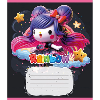 Зошит учнівський "Куромі" 012-520064L-1 в лінію, 12 аркушів 