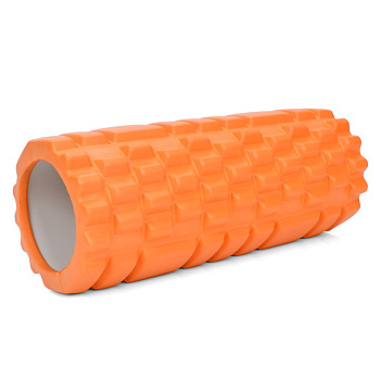Масажний ролик MS 0857-OR EVA, помаранчевий, 14х33х14 см