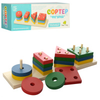 Розвиваюча іграшка Геометрика MD 0715 дерев'яна