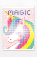 Картина за номерами стікерами в тубусі "Єдиноріг", 33х48 см