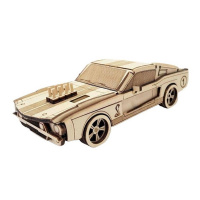 Дерев'яний конструктор Золота Серія автомобіль "Mustang" BB2musta