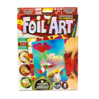 Набір креативної творчості "Аплікація" FAR-01-01…10 кольорова фольга