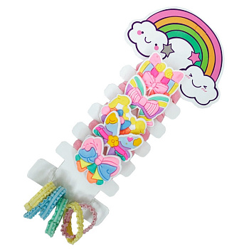 Набір дитячих гумок для волосся "Бантики" 0105-038