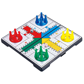 Настільна гра-бродилка "Лудо" 2608UB магнітна, фішки, кубик