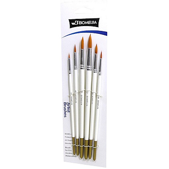 Набір художніх пензликів K1339 в наборі 6 штук