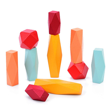 Дитяча дерев'яна гра-балансир MD 1896, 10 фігурок