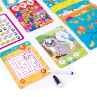 Настільна гра Пиши та витирай "Зоопарк" Vladi Toys VT5010-20 рус