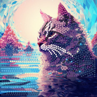 Алмазна мозаїка "Гордість" ZAV1818-26, 18х18 см