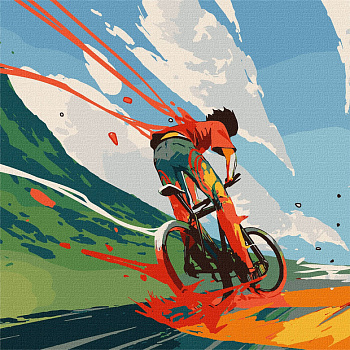 Картина за номерами "Назустріч вітру" KHO5035, 50х50 см                                             