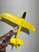 Дитячий метальний літак-планер C28006(Yellow) довжина 24 см