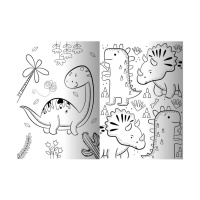 Розвиваюча розмальовка "Динозавр" РМ-73-01, 32 сторінки