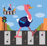 Дитяча книга аплікацій "Дитяча школа" 403402 з наклейками