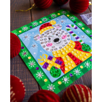 Дитячий набір для творчості "Новорічні листівки з паєтками" 10100694