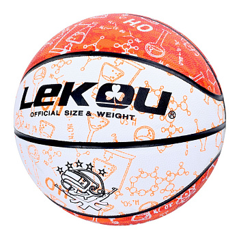 М'яч баскетбольний MS 3805(Orange) розмір 7, ПУ, 570-630 грам, 8 панелей