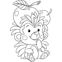 Розпис по полотну "Їжачок" 15080-AC 25х30 см