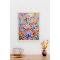 Набір для вишивання бісером "Квіткове натхнення" AB-928 на натуральному холсті 