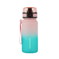 Пляшка для води UZSPACE 3034(Pink-Blue) 350 мл, рожево-блакитна