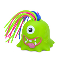 Дитяча іграшка-антистрес "Монстрик" FG231109065Q(Green) звук та світло, 5 см