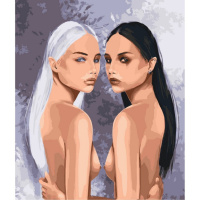 Картина за номерами "Протилежності" ©VALLERONY 10121-AC 40x50 см 