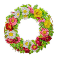 Алмазна мозаїка "Віночок троянд" HHE26391, 30х30 см