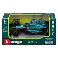Колекційна автомодель "Aston Martin AMR23 (2023)" Bburago 18-38090, 1:43 масштаб