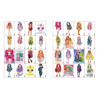 Розмальовка зі стікерами "The creative Rainbow 2" LCB30, 16 сторінок