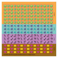 Лабіринти з наклейками "Шалені танці" Тролі 1249012, 450 наклейок