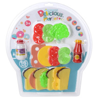 Дитячий ігровий набір "Продукти" 500C сендвічі, кетчуп, 16 предметів