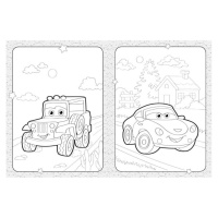 Розмальовка дитяча Кумедні машинки КЕНГУРУ 1489003 для найменших