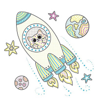 Дитяча книжка-розмальовка "На перегонах" 1806010, 12 сторінок