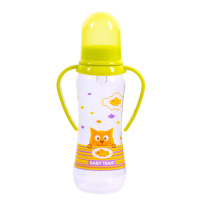 Пляшечка для годування з силіконовою соскою 1411_салатовий 250 мл