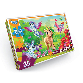 М'які пазли "Єдинороги" S35-10-06, 35 елементів