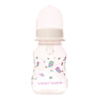 Пляшечка для годування з силіконовою соскою 1111_білий 125 мл