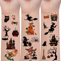 Набір дитячих тимчасових тату "Хелловін" kids-tatto-halloween-set-30