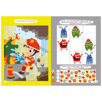 Дитяча книжка улюблені наліпки для малят "Для хлопчиків" РМ-64-03