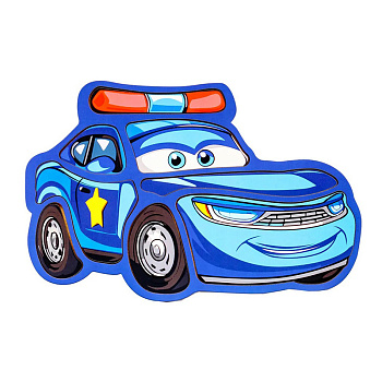 Дитячий пазл-вкладиш "Поліцейська машинка" Puz-22966, 8 елементів