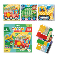 Дитячий набір для творчості мозаїка "Транспорт" 300899 зі стікерами